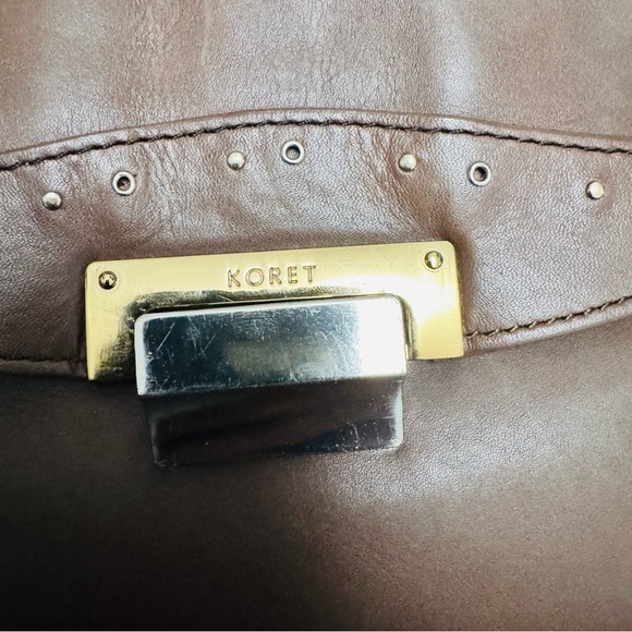 Koret Brown Leather Handbag - Picture 3 of 7